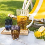 Caraffa colorata Zafferano Perle